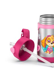 Kids Vacuum Insulated10 Oz Straw Bottle, Paw Patrol Girl - Hot Pink