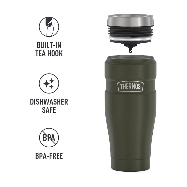 Staineless Steel King 16 Ounce Travel Tumbler