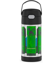 Thermos Funtainer - 12 Ounce Bottle - Minecraft - Green