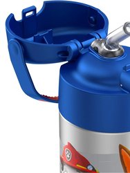 Thermos Funtainer 12 Ounce Stainless Steel Vacuum Insulated Kids Straw Bottle, Paw Patrol Blue]