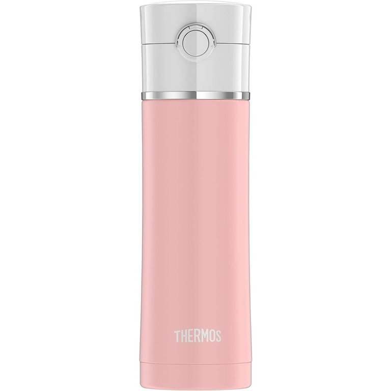 Thermos Sipp Stainless Water Bottle 16 Ounce Matte Pink