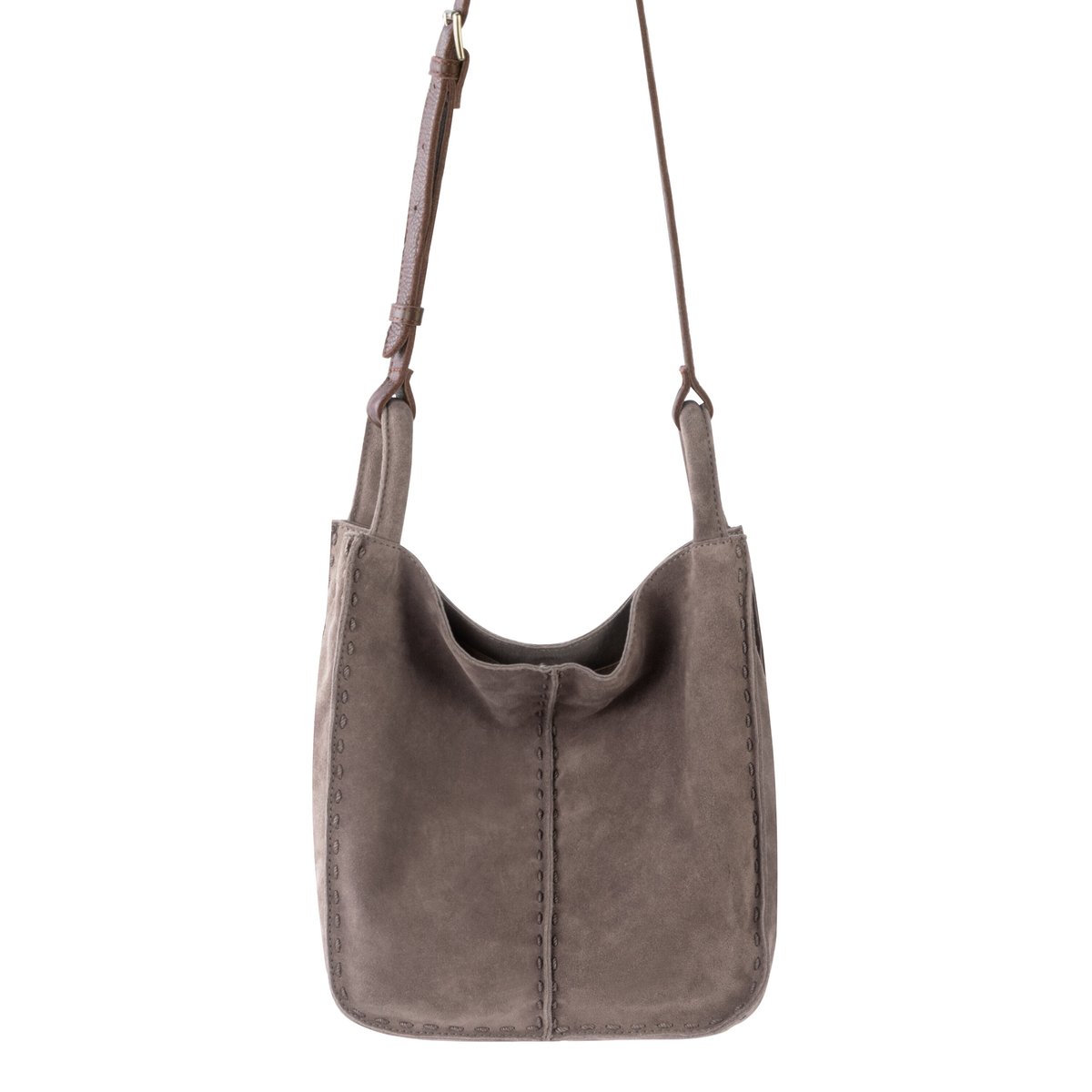 The Sak Los Feliz Small Crossbody Bag | Leather - Moss Suede