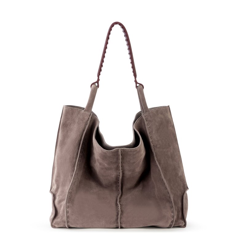 The Sak Los Feliz Suede Tote - Sand Suede