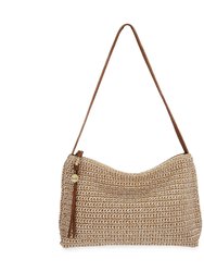 Mariposa Mini Shoulder Bag - Hand Crochet - Bamboo Static