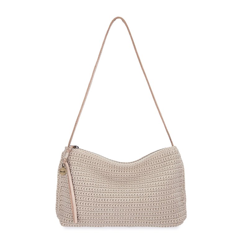 Mariposa Mini Shoulder Bag - Hand Crochet - Ecru