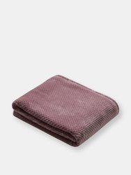 Thesis Classic Jacquard Oversized Throw - Mauve