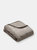 Thesis Etched Faux Fur Berber Throw - Taupe