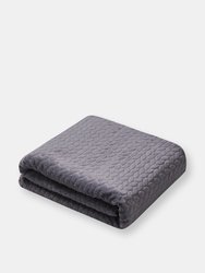 Thesis Etched Faux Fur Berber Throw