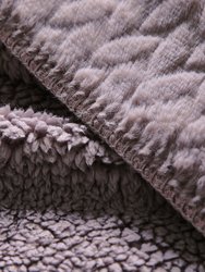 Thesis Etched Faux Fur Berber Throw