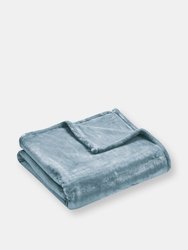 Thesis Heavy Solid Velvet Oversized Throw - Mineral