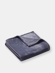 Thesis Micro Jacquard Oversized Throw - Slate