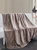 Thesis Solid Berber Velvet Oversized Throw - Taupe
