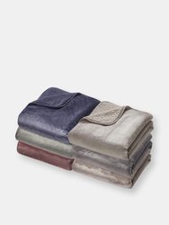 Thesis Solid Berber Velvet Oversized Throw