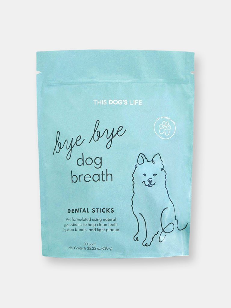 Bye Bye Dog Breath Dental Sticks