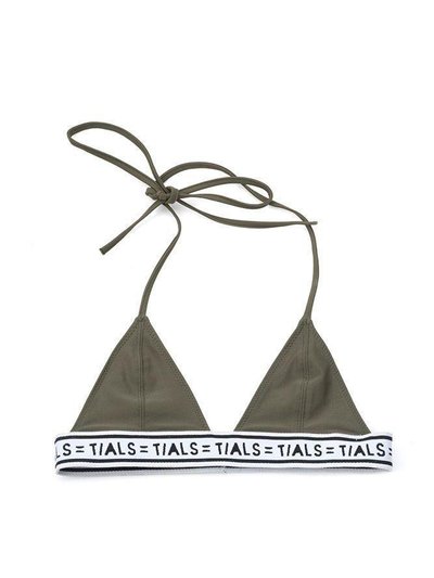 THIS IS A LOVE SONG Reversible Triangle Logo Bikini - Top product