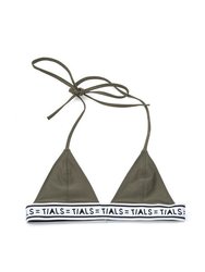 Reversible Triangle Logo Bikini - Top - Army
