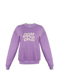 Self Love Club Sweatshirt - Lilac