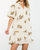 Cheetah Print Dress In Cream - Cream