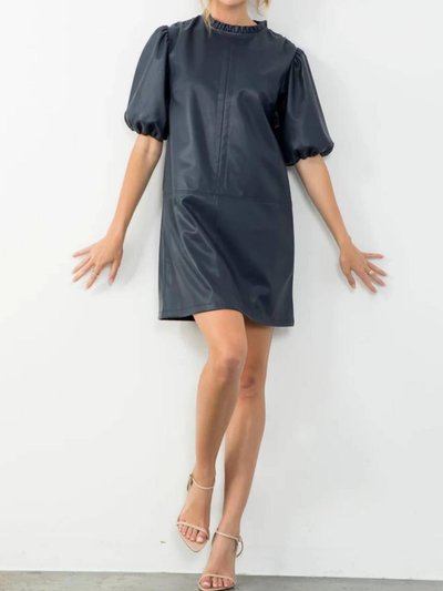 THML Short Sleeve Leather Dress product