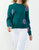 Smiley Face Sweater - Teal