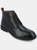 Avrum Cap Toe Ankle Boot  - Black