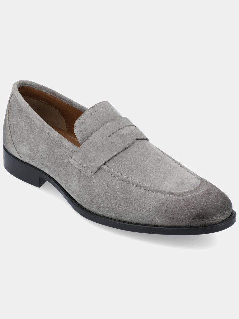 Bishop Apron Toe Penny Loafer - Grey