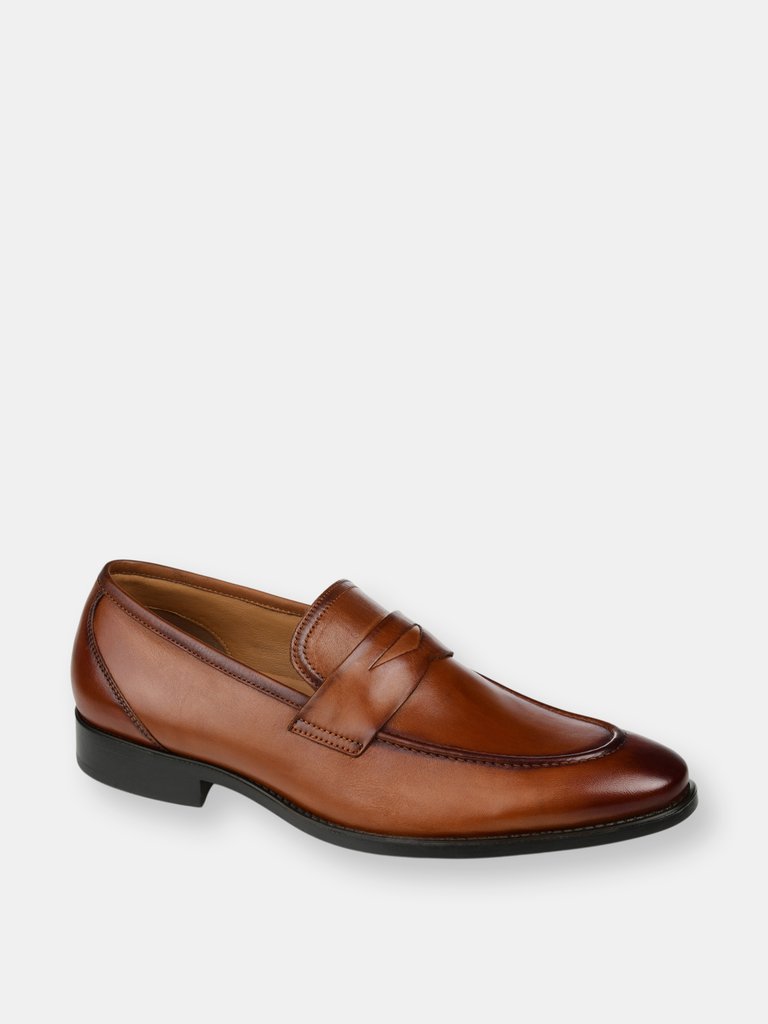 Bishop Apron Toe Penny Loafer - Cognac