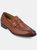 Bishop Wide Width Apron Toe Penny Loafer - Cognac