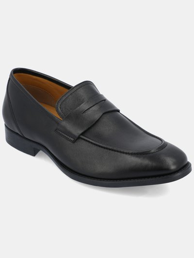 Thomas and Vine Bishop Wide Width Apron Toe Penny Loafer product