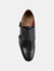 Calvin Wide Width Double Monk Strap Dress Shoe