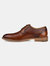 Clayton Wide Width Plain Toe Brogue Derby