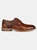 Clayton Wide Width Plain Toe Brogue Derby