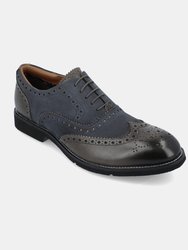 Covington Brogue Oxford Shoe - Navy