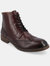 Edison Wingtip Ankle Boot - Bordeaux