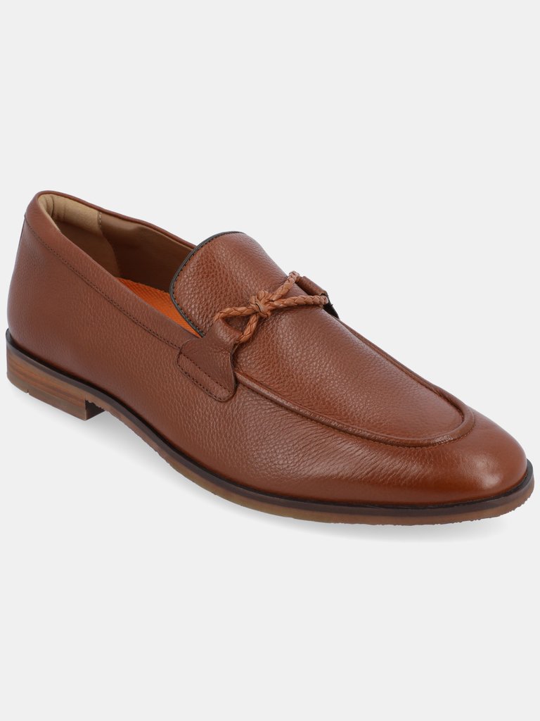 Finegan Apron Toe Loafer - Cognac