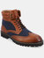 Graham Wingtip Ankle Boot - Cognac