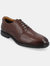 Hughes Wide Width Wingtip Oxford Shoes - Brown