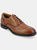 Hughes Wingtip Oxford Shoes - Cognac