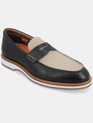 Kaufman Moc Toe Penny Loafer - Black