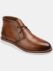 Keegan Wide Width Plain Toe Chukka Boot - Cognac