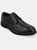 Latimer Plain Toe Derby Shoes - Black
