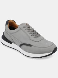 Lowe Casual Leather Sneaker - Grey