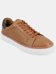 Nathan Casual Leather Sneaker - Cognac