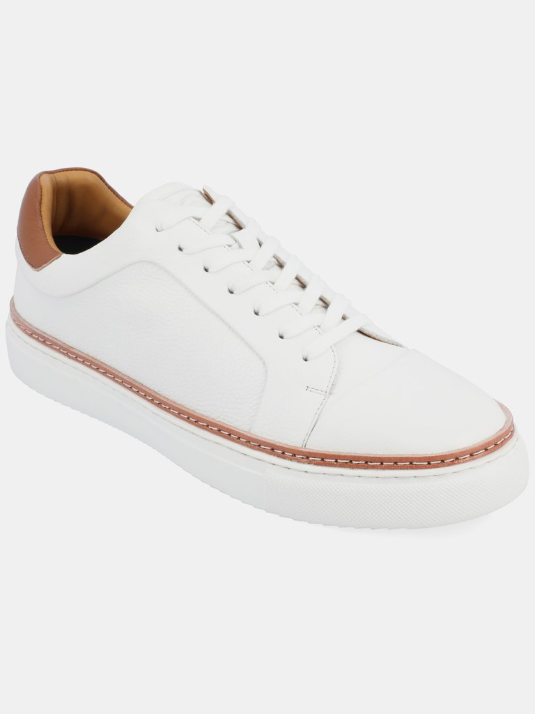 Nathan Casual Leather Sneaker - White