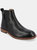Rami Plain Toe Zip Boot - Black