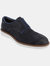Seneca Plain Toe Derby Shoes - Navy