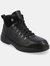 Sherman Water Resistant Plain Toe Ankle Boot - Black