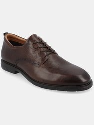 Stafford Plain Toe Derby Shoes - Brown