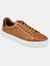 Thomas & Vine Canton Embossed Leather Sneaker - Cognac