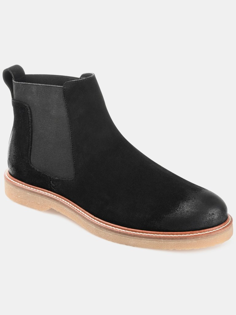 Thomas & Vine Cedric Plain Toe Chelsea Boot - Black